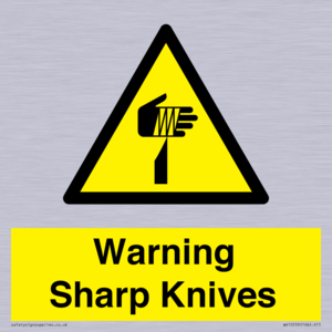 Warning Sharp Knives